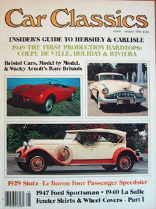 CAR CLASSICS 1978 AUG Vol10 #4 -BRISTOL, FORD SPORTSMAN